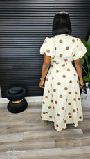 Endless Elegance  Polka Dot Maxi Dress - Laine Collection