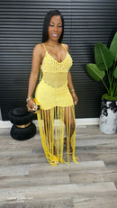 Cabo Crochet Shell Maxi Dress