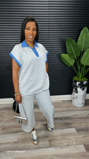 Serenity Sunset Pants Set(Ivory)