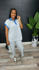 Serenity Sunset Pants Set(Ivory)