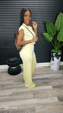 Victoria Pants Set(Yellow)