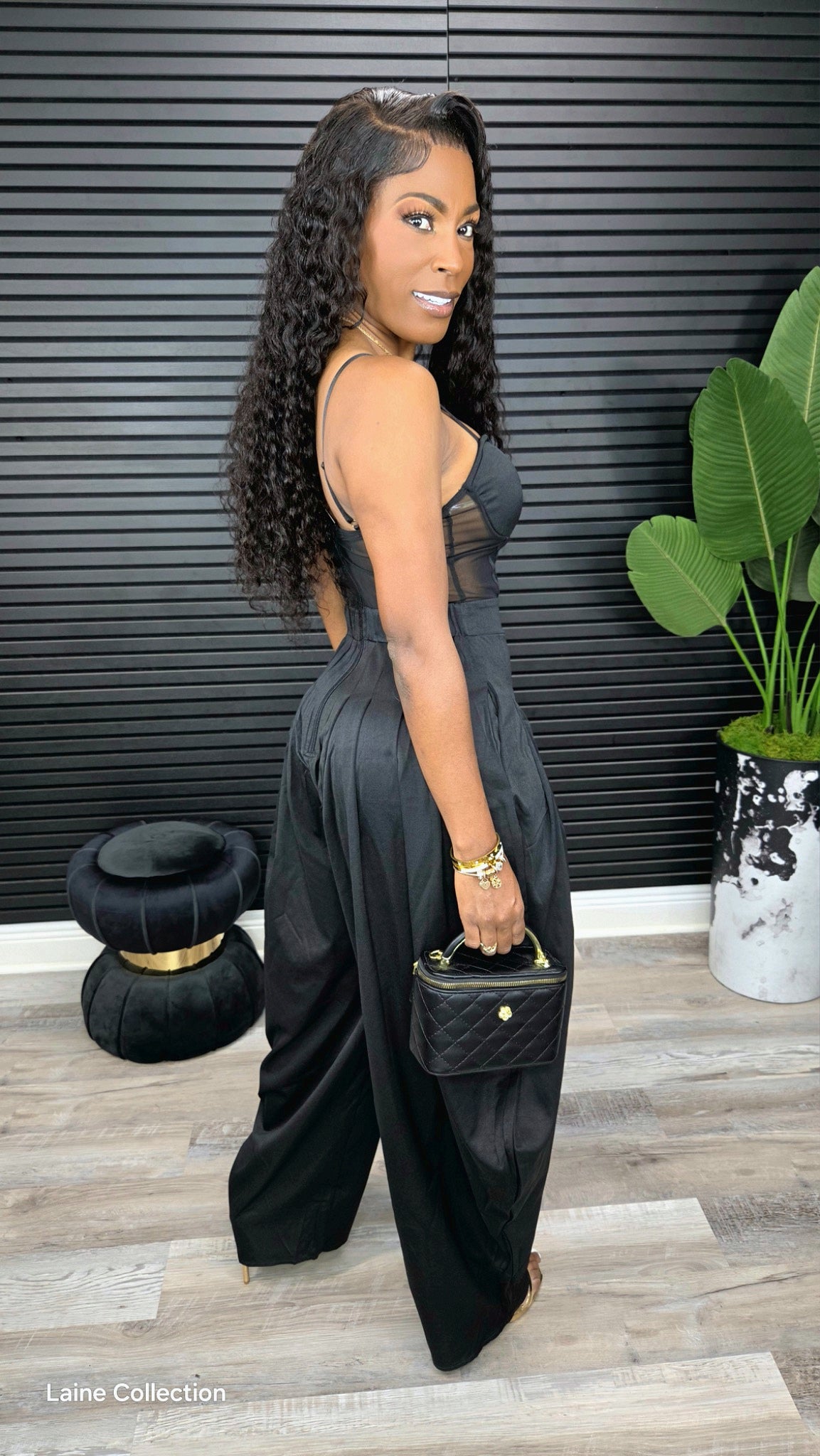The Main Event Corset Jumpsuit - Laine Collection