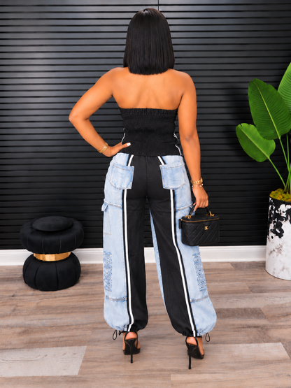 Double Take Denim Set - Laine Collection