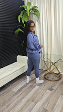 Snuggle Soft Legging Set(Indigo) - Laine Collection