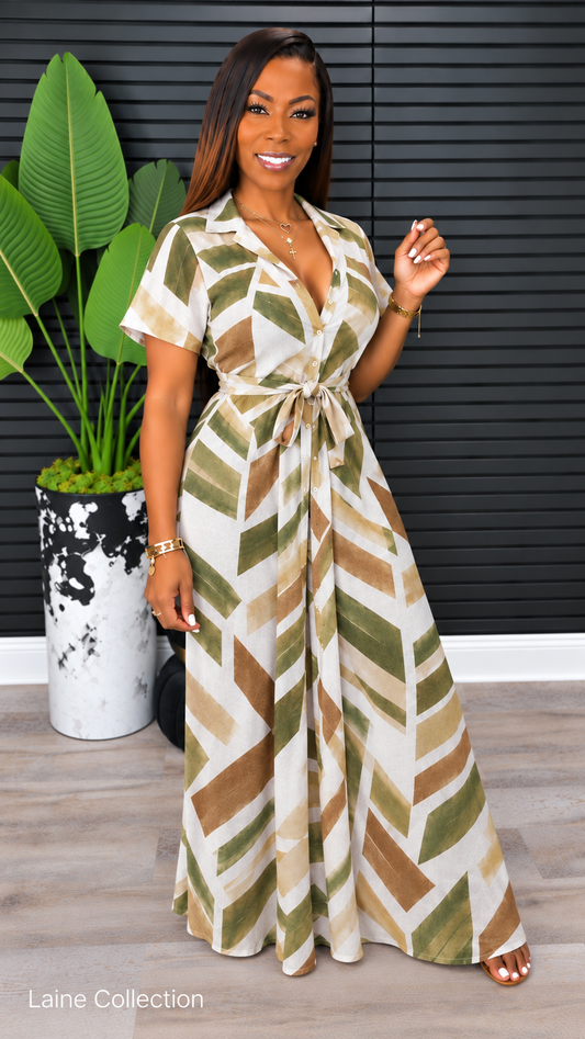 Autumn Escape Maxi Dress