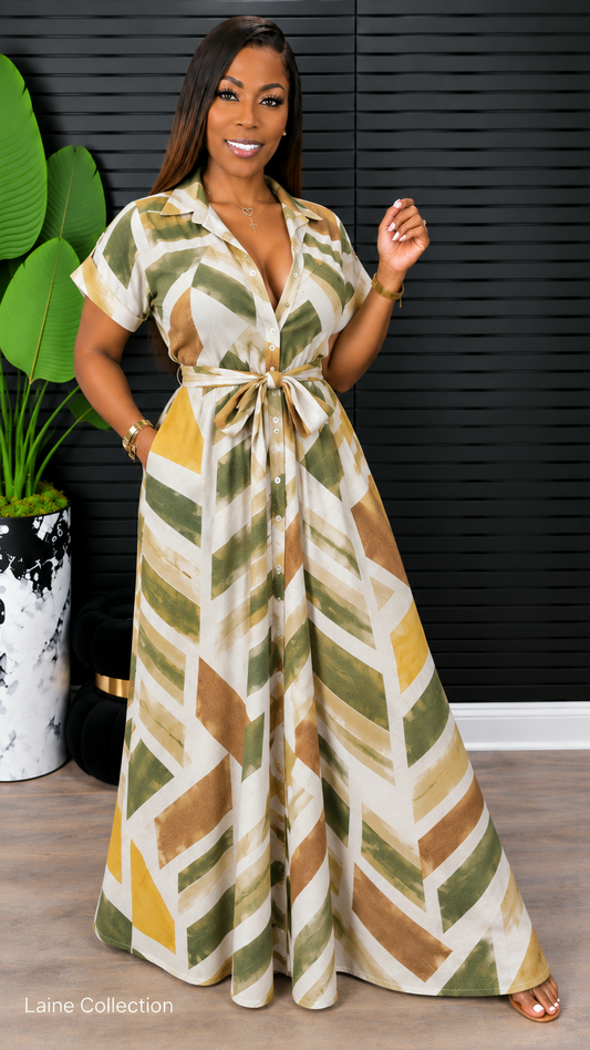 Autumn Escape Maxi Dress