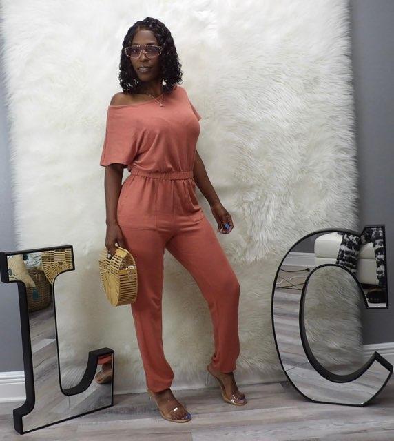 Extra Cozy Jumpsuit (Terra_Cotta) - Laine Collection